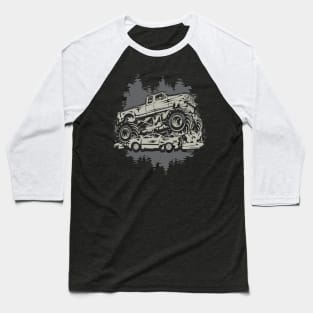 MONSTER CRUSH MASTER Baseball T-Shirt